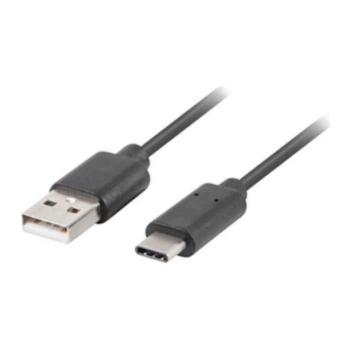 LANBERG USB-C(M)->USB-A(M)2.0 Kabel 1,0m QUICK CHARGE 3.0 sw