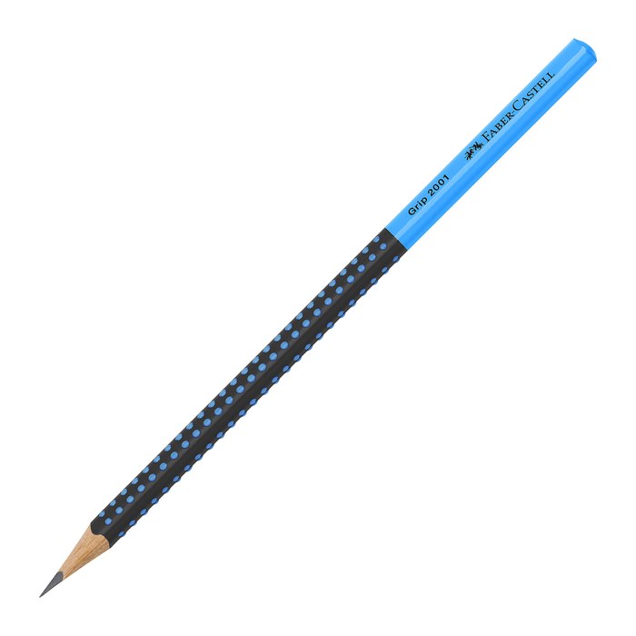FABER-CASTELL 2001 Bleistift HB schwarz/blau, 1 St.