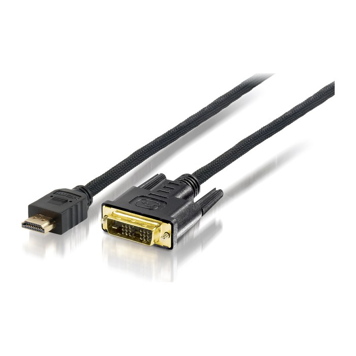 Equip HDMI->DVI-D Bidi. 1920x1200/60Hz St/St 10.00m schwarz Polybeutel