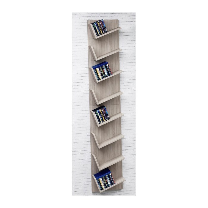 VCM my home Bücherregal Lansi Maxi sonoma-eiche 33,0 x 16,0 x 180,0 cm, 1 St.