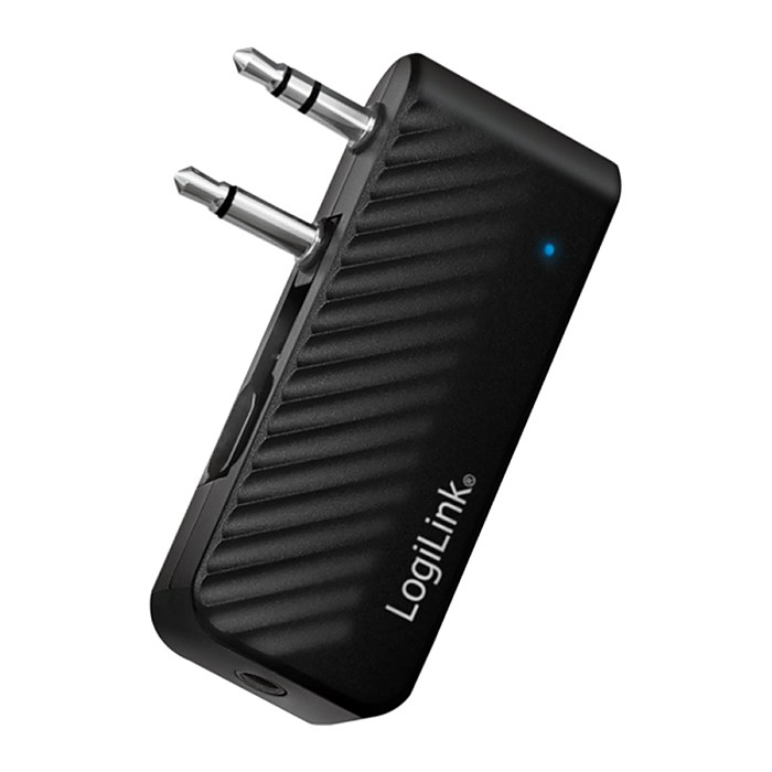 Logilink Bluetooth 5.1 Audiosender, Reichweite bis 7m, schw.