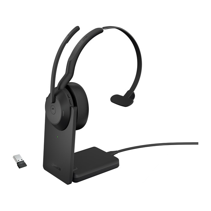 Jabra Headset Evolve2 55 USB-A MS Mono Stand schnurlos