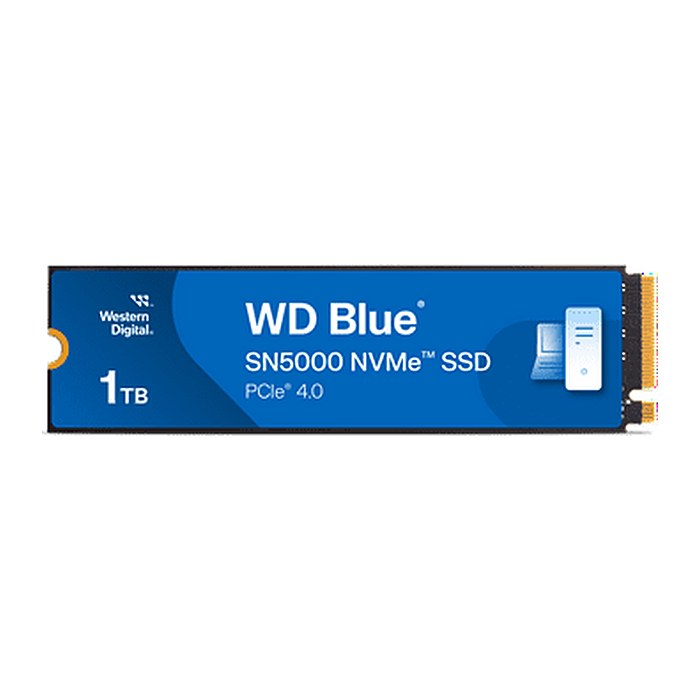 SSD WD Blue M.2 2280 1TB NVMe SN5000 intern