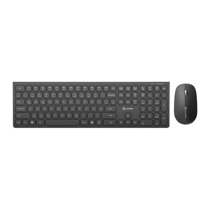 Alogic Tastatur Wireless+Maus USB Typ C schwarz
