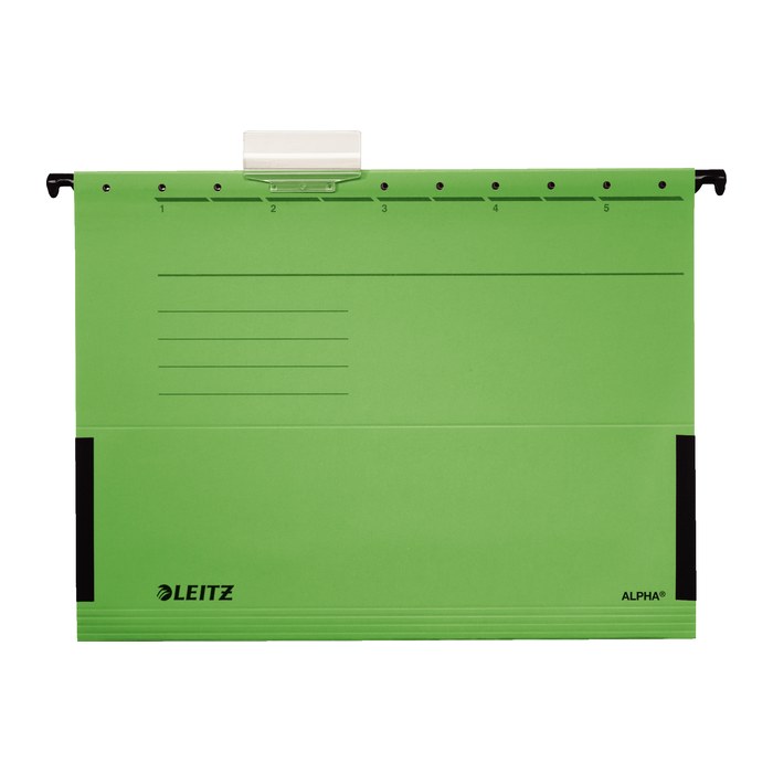 LEITZ Hängetaschen ALPHA® 1986 grün, 5 St.