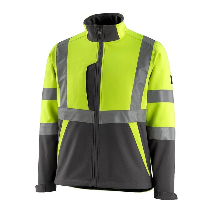 MASCOT® unisex Warnjacke Kiama warngelb, anthrazit Größe 3XL