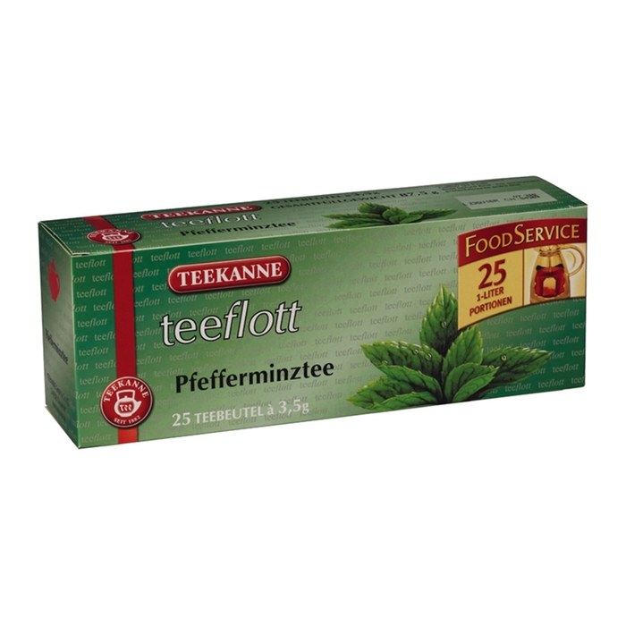 TEEKANNE teeflott Pfefferminztee Tee 25 Portionen
