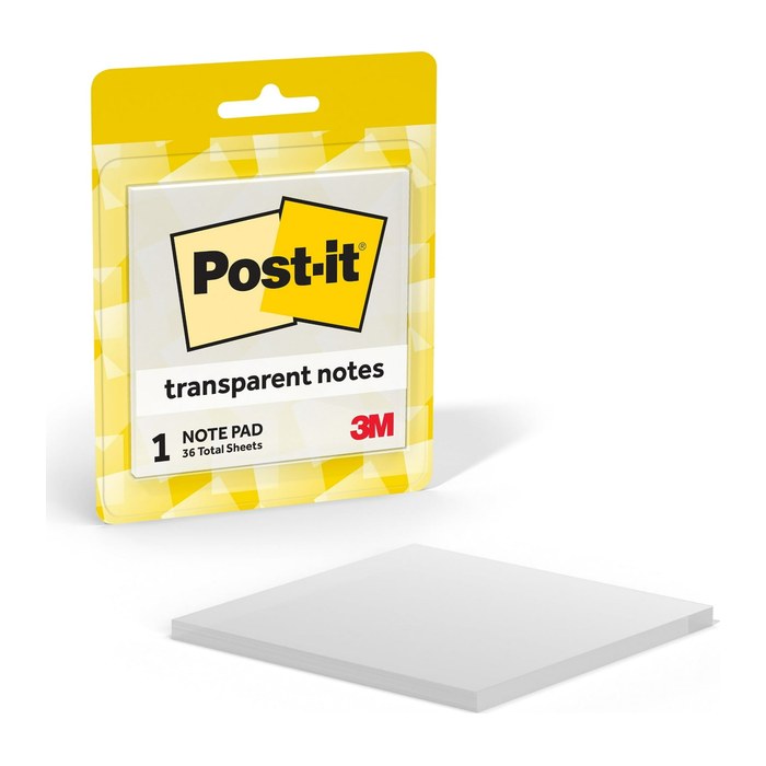 Post-it® Haftnotizen transparent, 36 Blatt