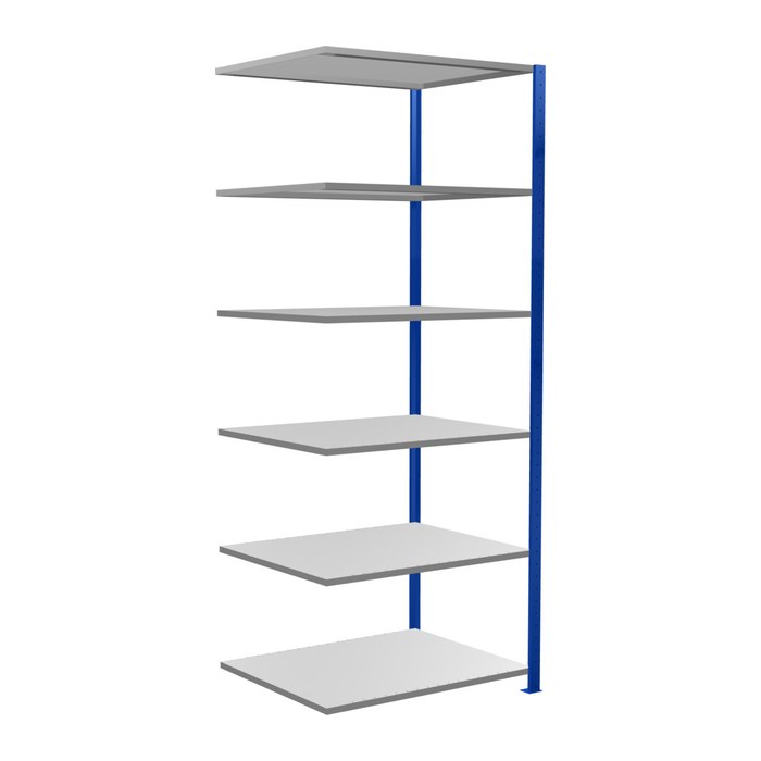 SCHULTE Anbauregal MULTIplus 150 12586-B enzianblau 100,0 x 80,0 x 250,0 cm