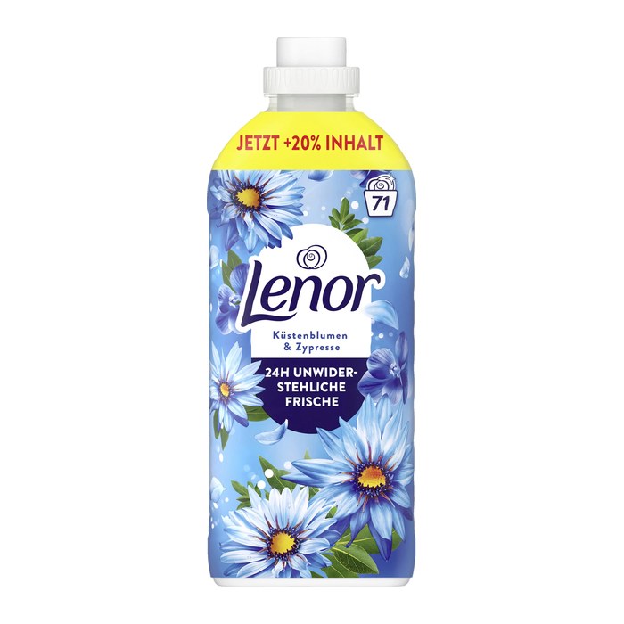 Lenor KÜSTENBLUMEN & ZYPRESSE Weichspüler flüssig, 1,491 l