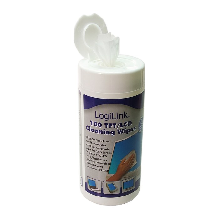 Logilink Reinigungstücher für TFT / LCD / Plasma 175x130mm