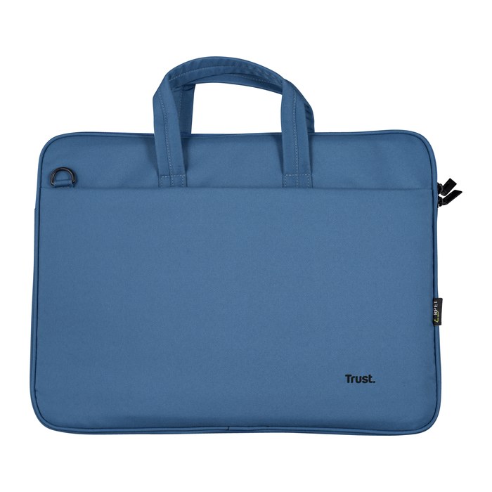 Trust Laptoptasche Bologna Slim Kunstfaser blau 24448 bis 40,6 cm (16 Zoll)