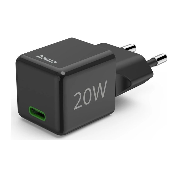 hama Ladeadapter schwarz, 20 Watt