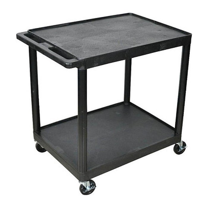 LUXOR Etagenwagen schwarz 61,0 x 46,0 x 84,0 cm