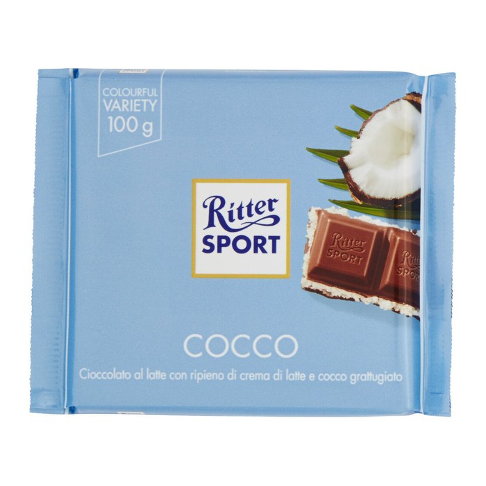Ritter SPORT KOKOS Schokolade 100,0 g, 1 St.