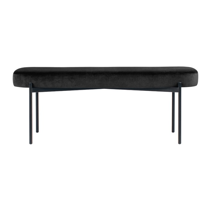 meet powered by PAPERFLOW Sitzbank GAIA L GBOLV.01.01 schwarz Stoff 118,0 cm