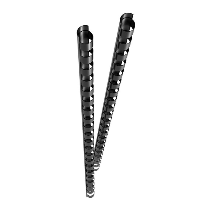 GENIE Spiralbinderücken 6mm 50 Stück schwarz