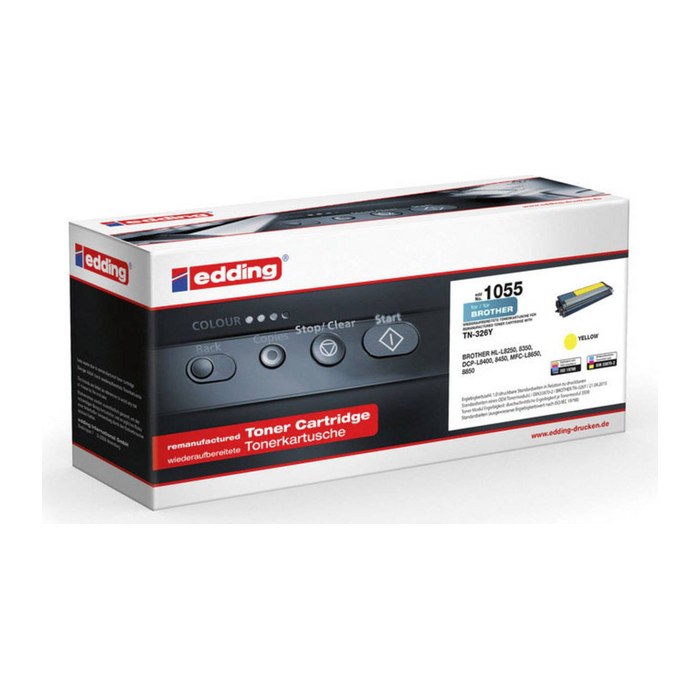 edding EDD-1055 gelb Toner kompatibel zu brother TN-326Y