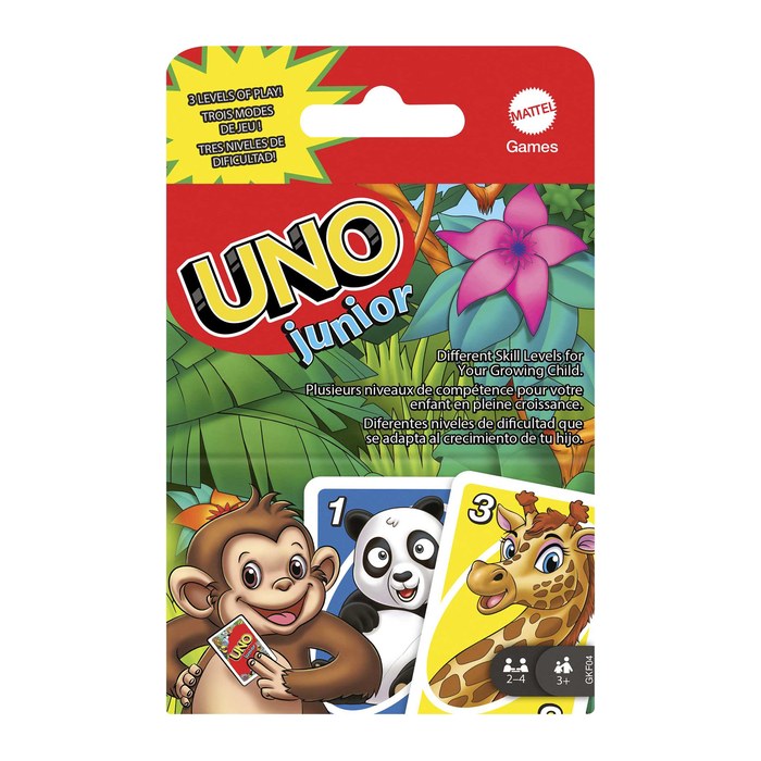Mattel GAMES UNO Junior Kartenspiel, 1 St.