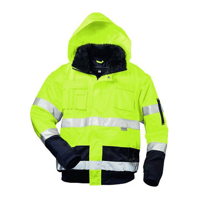 elysee® unisex Warnjacke SIEGFRIED gelb, marine Größe 4XL