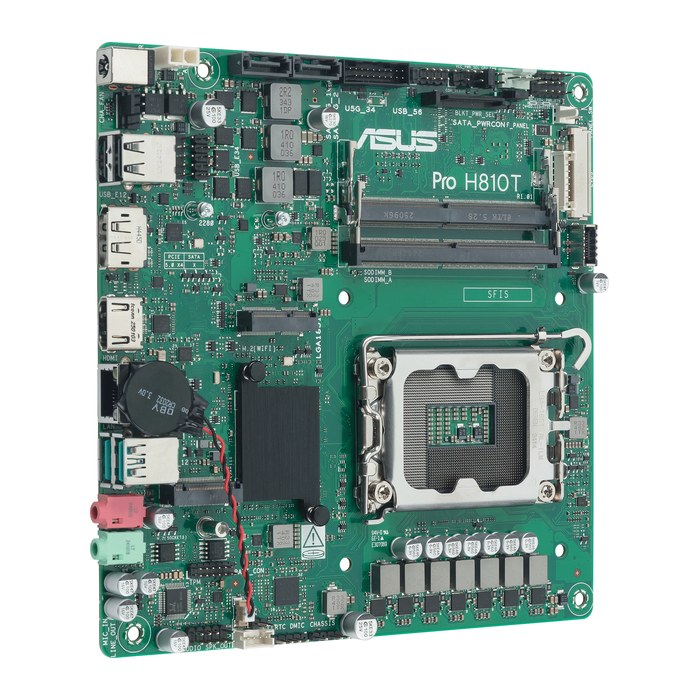 ASUS PRO H810T-CSM (INTEL,1851,DDR5,thin mITX)