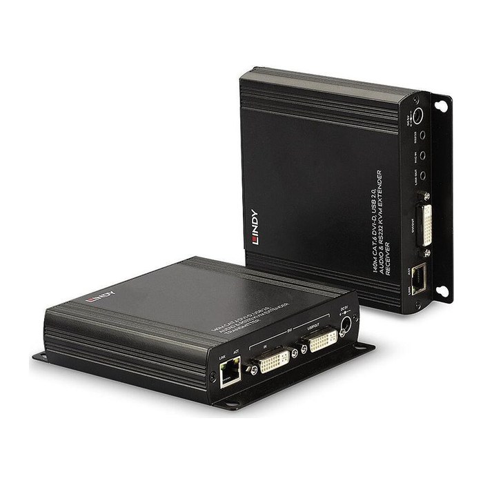 LINDY 140m Cat.6 DVI-D, USB, Audio & RS232 KVM Extender
