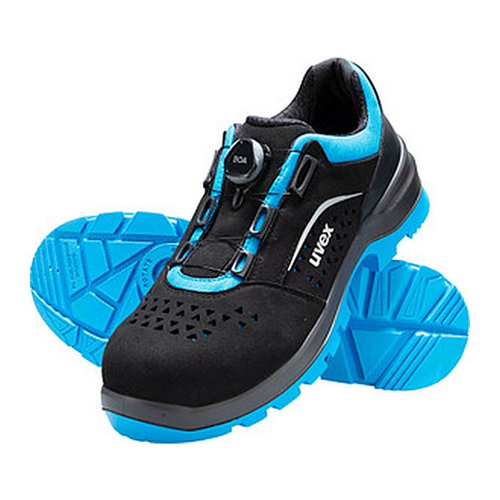 uvex unisex S1P Sicherheitsschuhe 2 xenova BOA 95582 schwarz Größe 45, 1 Paar