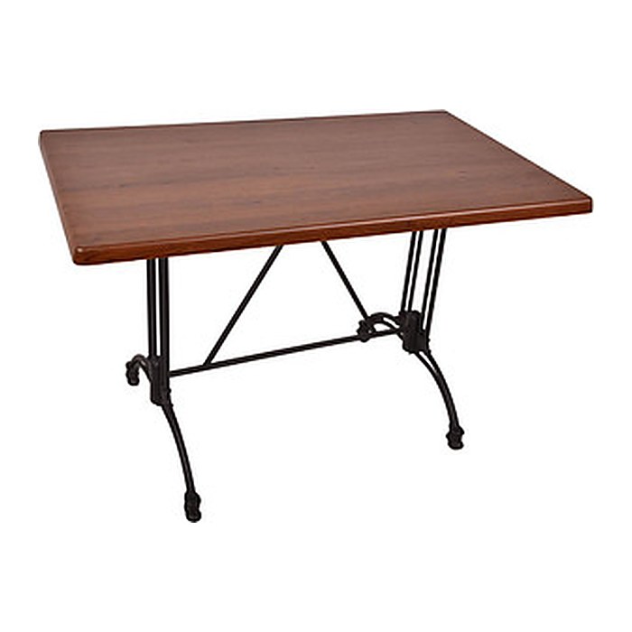 Garden Pleasure MORENA Bistrotisch rechteckig Spanplatte dunkelbraun 120,0 x 80,0 x 74,0 cm, 1 St.