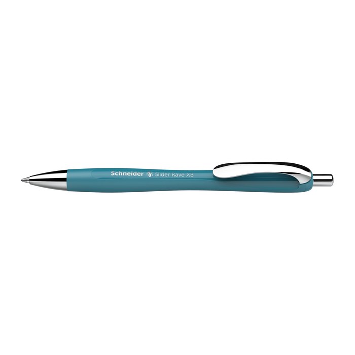 Schneider Kugelschreiber Slider Rave XB teal, Schreibfarbe: blau, 1 St.