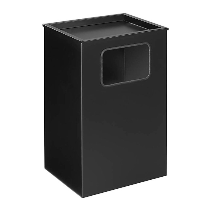 SZ Metall Standaschenbecher schwarz, 1 St.