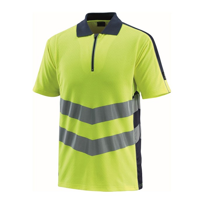 MASCOT® unisex Warnschutz Shirt Murton gelb, schwarzblau Größe XL, 1 St.