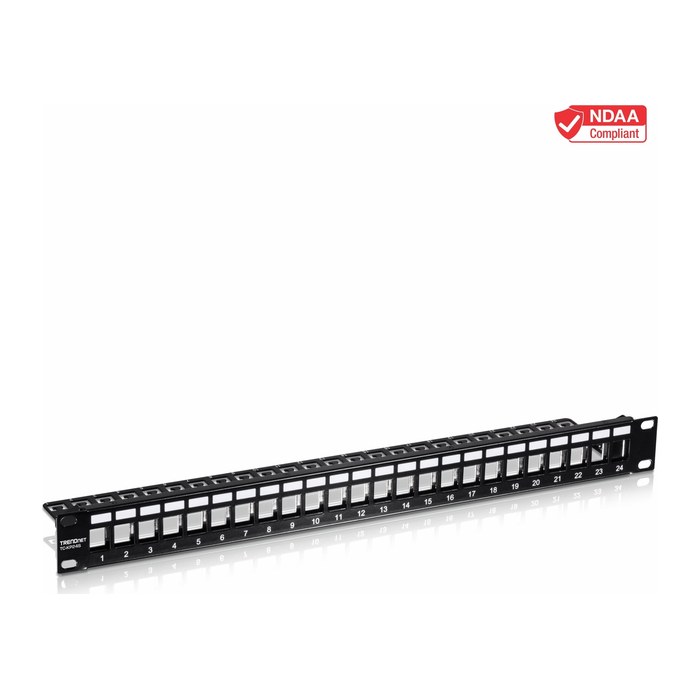 TRENDnet Patchpanel 24-Port leer Keystone 19" 1U