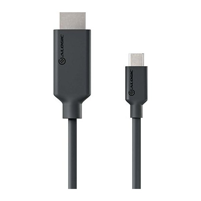 Alogic USB C Adapterkabel Typ C -HDMI M/M 4k 60 Hz 1m, sw