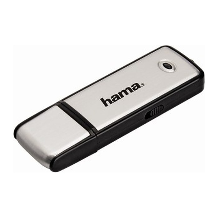hama USB-Stick Fancy silber, schwarz 16 GB, 1 St.