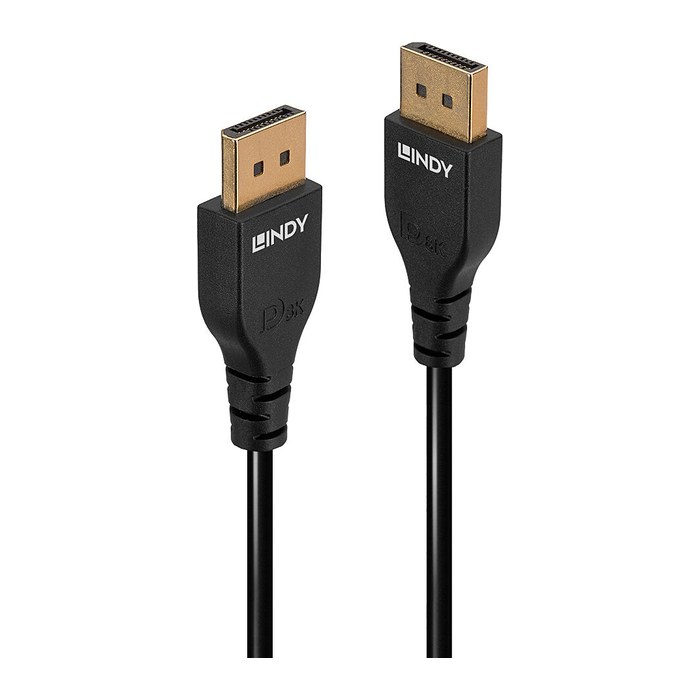 LINDY 3m Slim DisplayPort 1.4 Cable