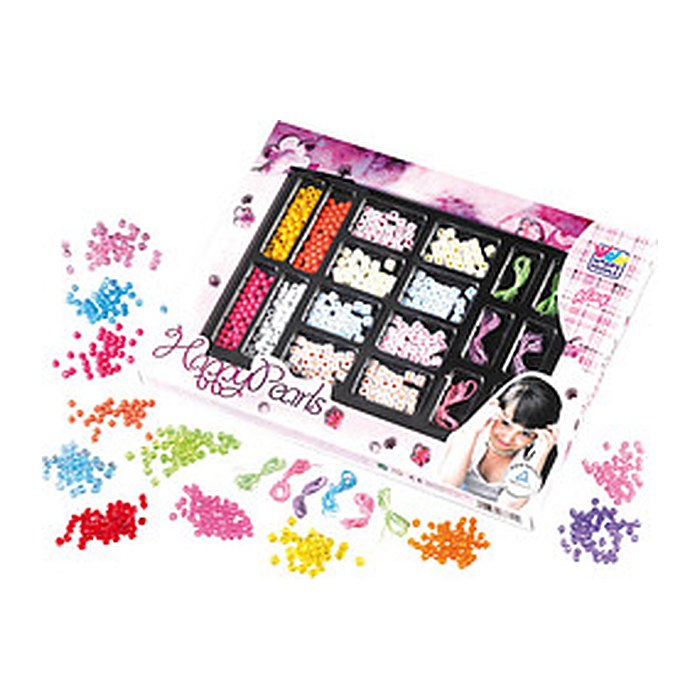 HAPPY PEOPLE® Perlen-Set mehrfarbig