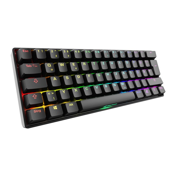 Sharkoon Gaming Tastatur Skiller SGK50S4 Gen2 schw.-gelb RGB