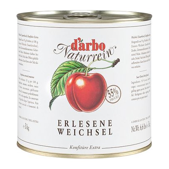 d’arbo Sauerkirsch Fruchtaufstrich, 3,0 kg