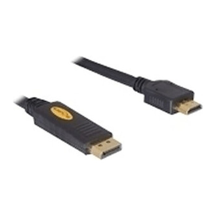 DeLOCK DisplayPort/HDMI Kabel 2,0 m schwarz, 1 St.