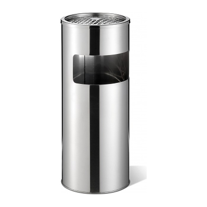 DURABLE Standaschenbecher silber, 1 St.