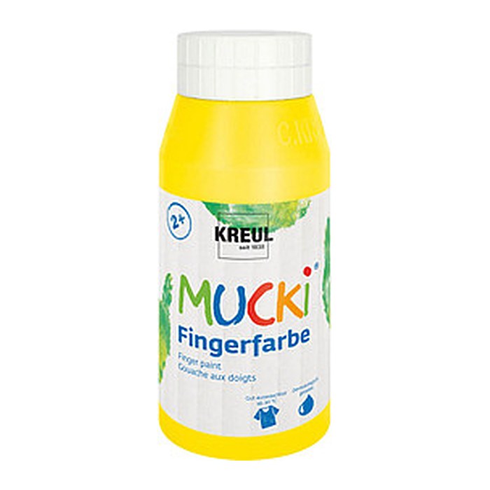 KREUL MUCKI Fingerfarbe gelb 750,0 ml, 1 St.