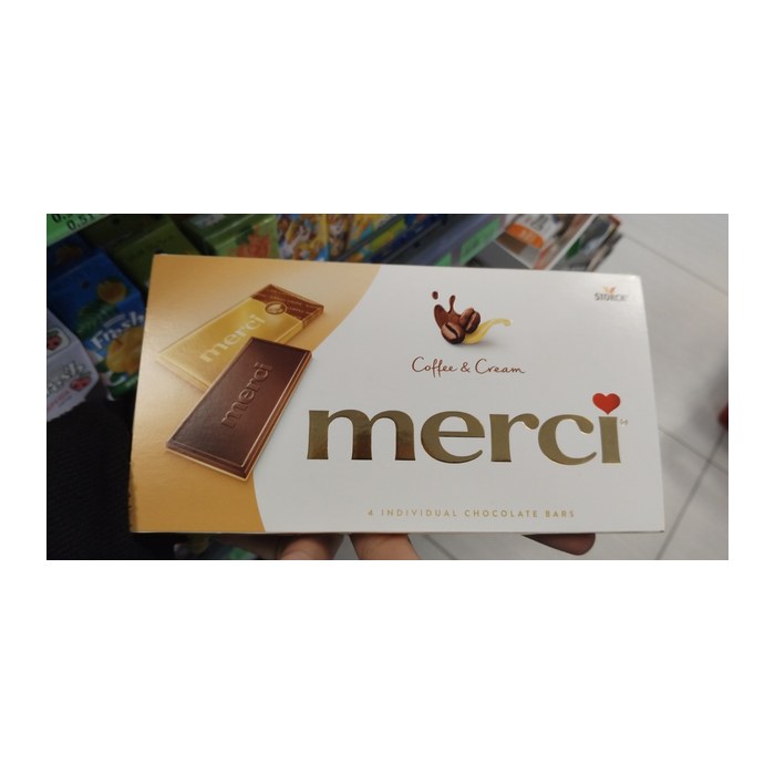 merci® Kaffee-Sahne Schokolade 4 St./100,0 g, 1 St.