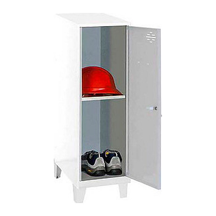 Simonrack Spind SIMONLOCKER DISM weiß, grau 8425437122200, 1 Schließfach 40,0 x 50,0 x 101,5 cm
