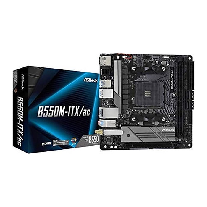 ASRock B550M-ITX/ac AM4 mITX HDMI/DP DDR4 retail