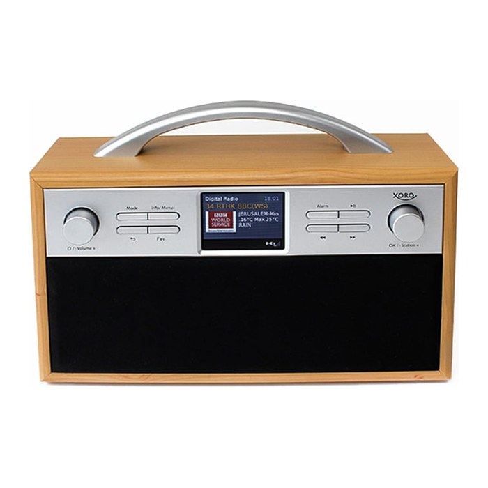 Xoro Internetradio DAB 250 IR DAB+ BT WLAN Spotify Holzopt.
