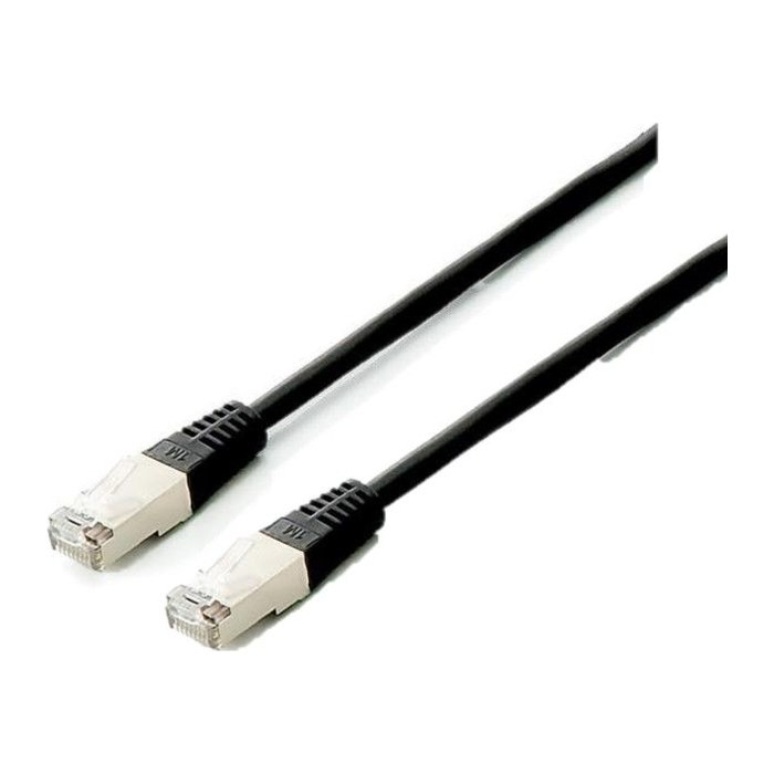 Equip Patchkabel Cat6A Plat.S/FTP 2xRJ45 1.00m schwarz LSZH Polybeutel