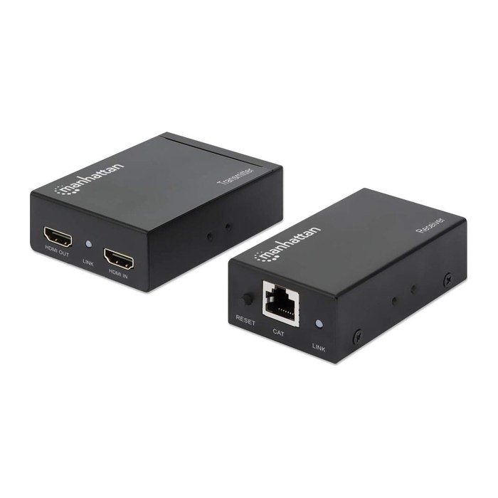 MANHATTAN Extender,HDMI 1080p,Up To 50 m,Cat5e,Black,Retail
