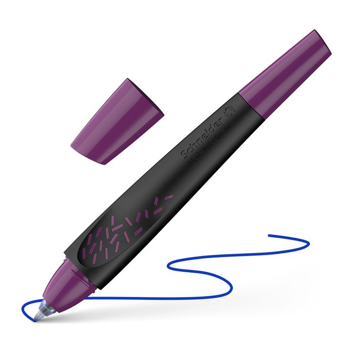 Schneider Breeze Tintenroller schwarz-beere 0,6 mm, Schreibfarbe: blau, 1 St.