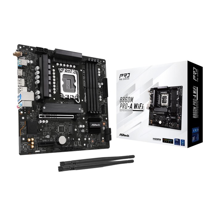 ASRock B860M Pro-A WiFi 1851 mATX HDMI/DP DDR5