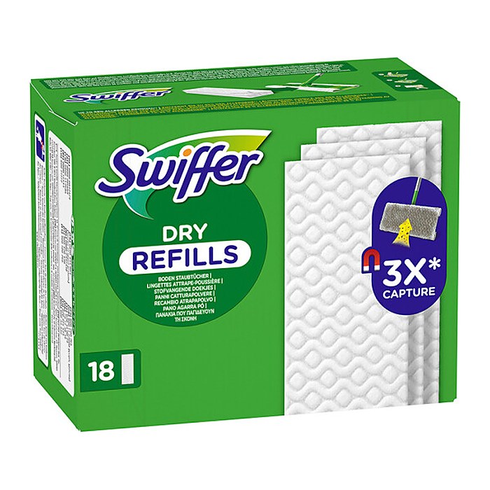 Swiffer DRY REFILLS Bodentücher, 18 St.
